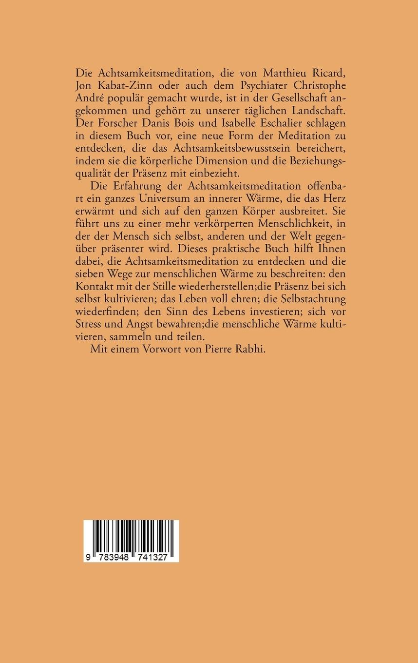 Rückseitencover Die Meditation des vollen Gewahrseins