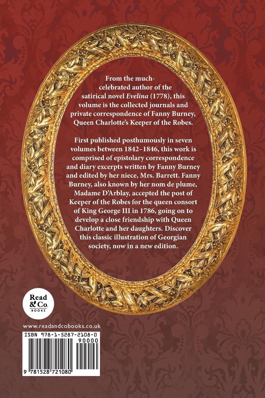 Rückseitencover Keeper of the Robes - The Diary and Letters of Madame D'Arblay