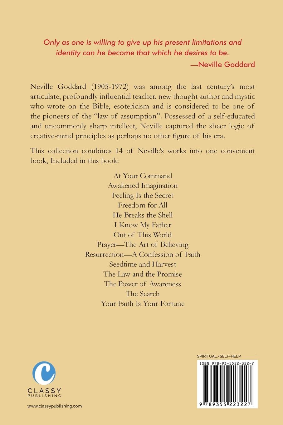 Rückseitencover Neville Goddard Grand Collection