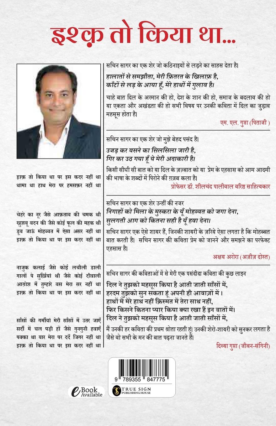 Rückseitencover Ishq To Kiya Tha...