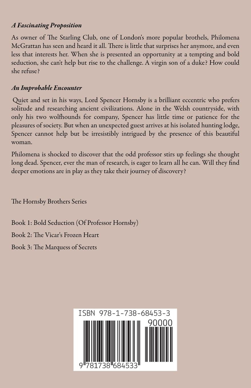 Rückseitencover Bold Seduction (Of Professor Hornsby)