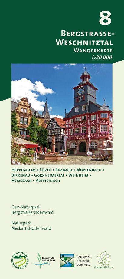 Vorderes Coverbild Blatt 8, Bergstraße-Weschnitztal