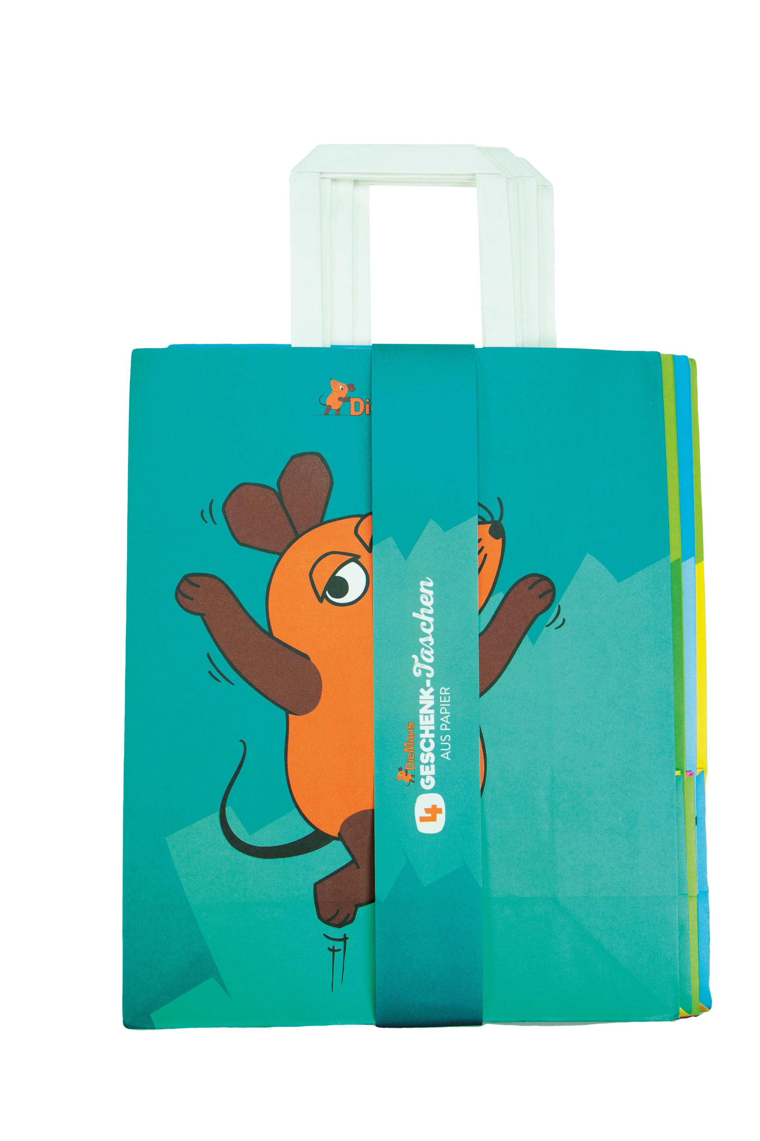 Vorderes Coverbild Trötsch die Maus Papiertaschenset groß 4er Set
