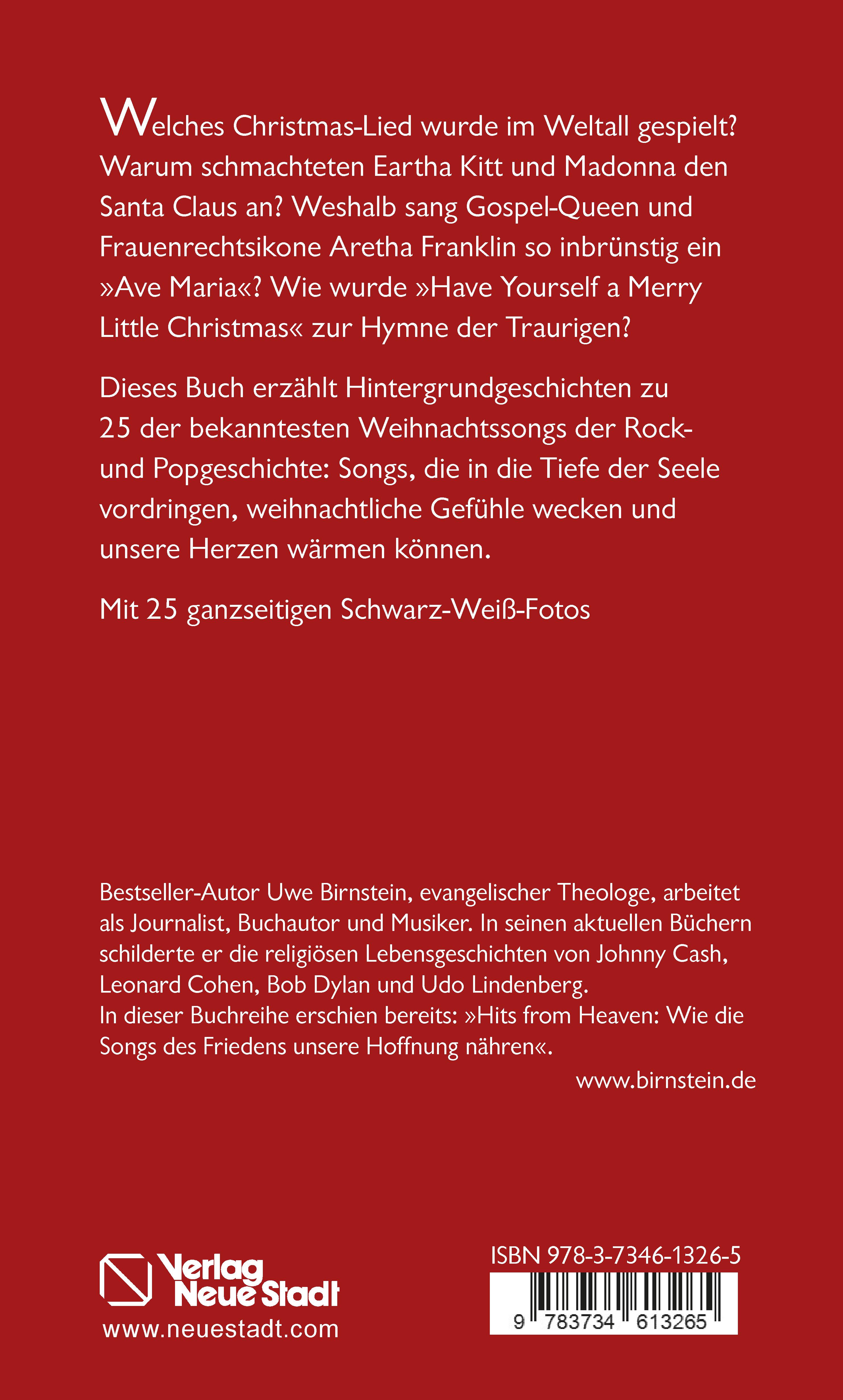 Rückseitencover Hits from Heaven: CHRISTMAS-SONGS, die unser Herz erwärmen