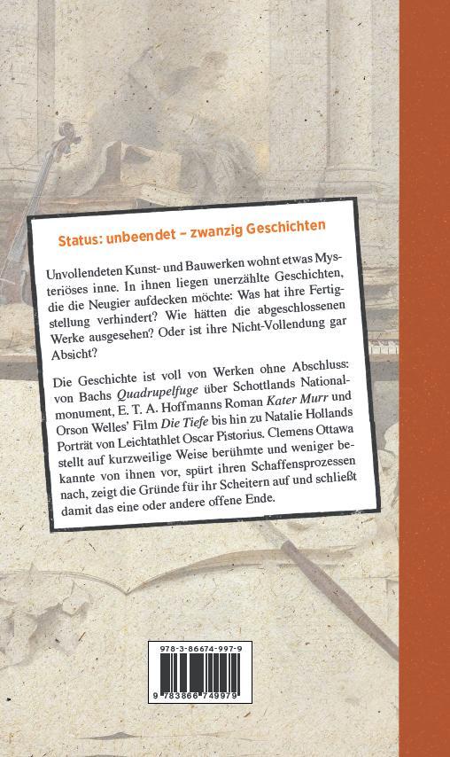 Rückseitencover Die Unvollendeten