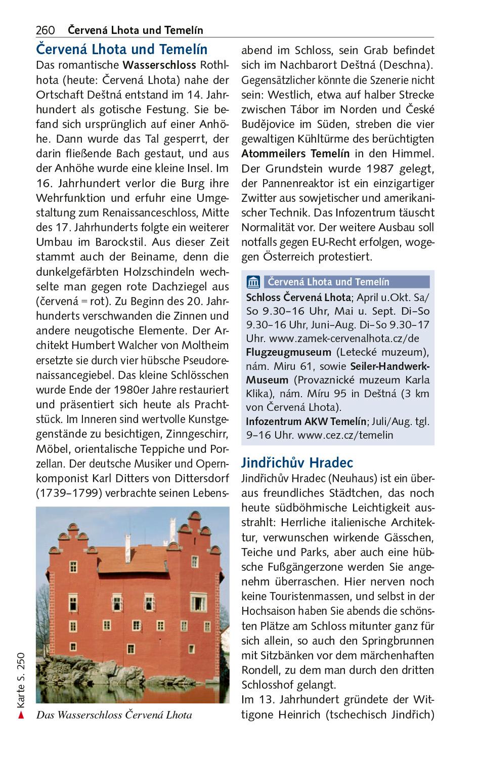 Beispielinhalt (Bild) TRESCHER Reiseführer Tschechien