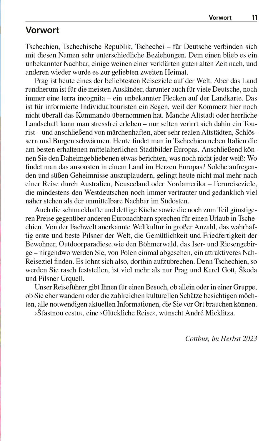 Beispielinhalt (Bild) TRESCHER Reiseführer Tschechien