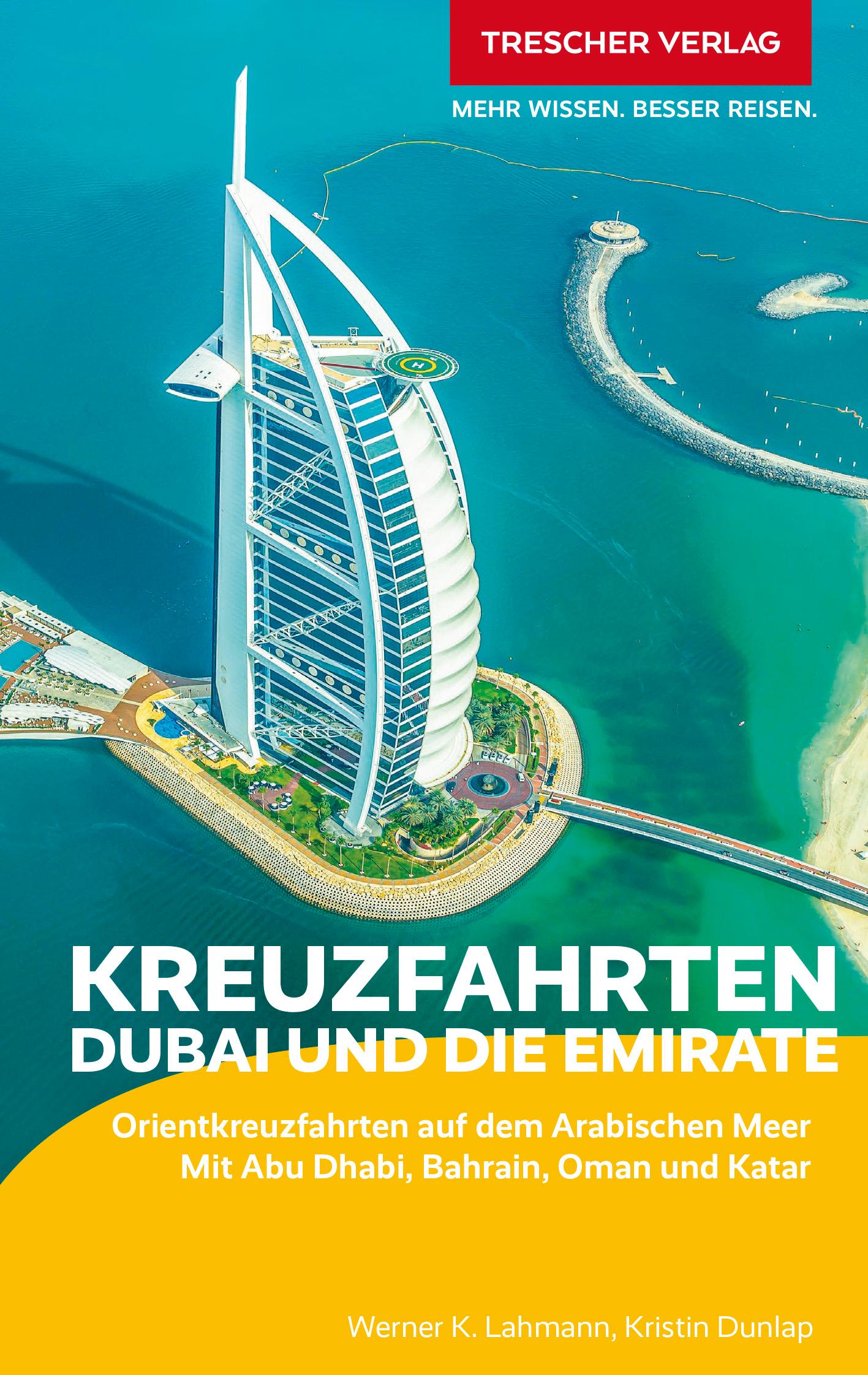 Vorderes Coverbild TRESCHER Reiseführer Kreuzfahrten Dubai und die Emirate