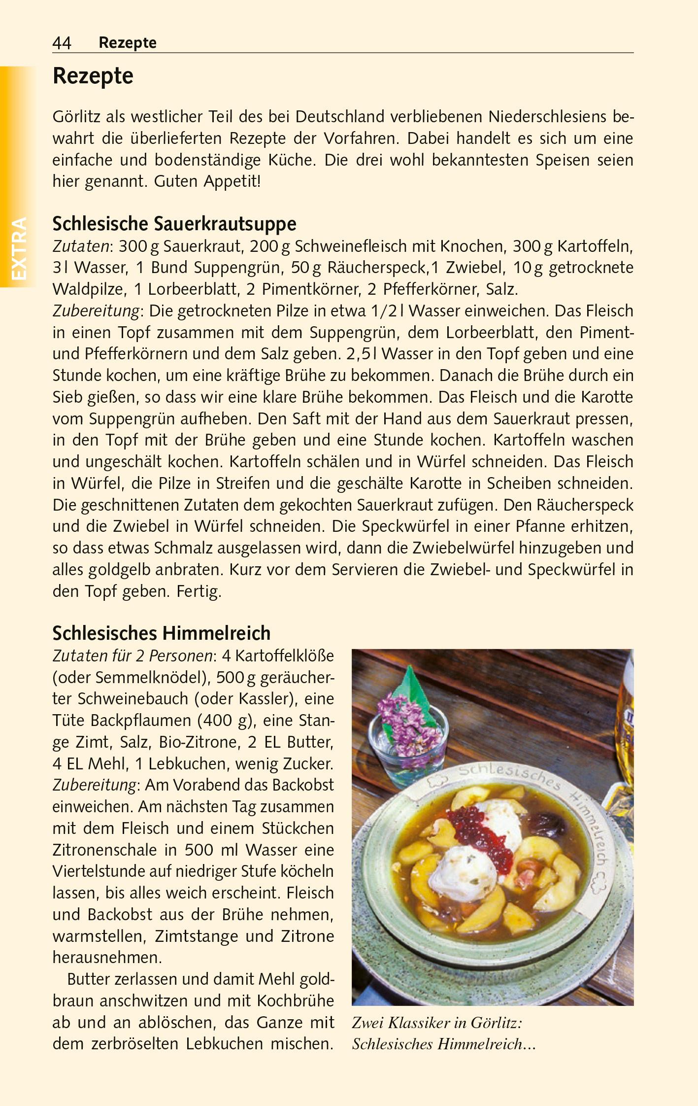 Beispielinhalt (Bild) TRESCHER Reiseführer Görlitz