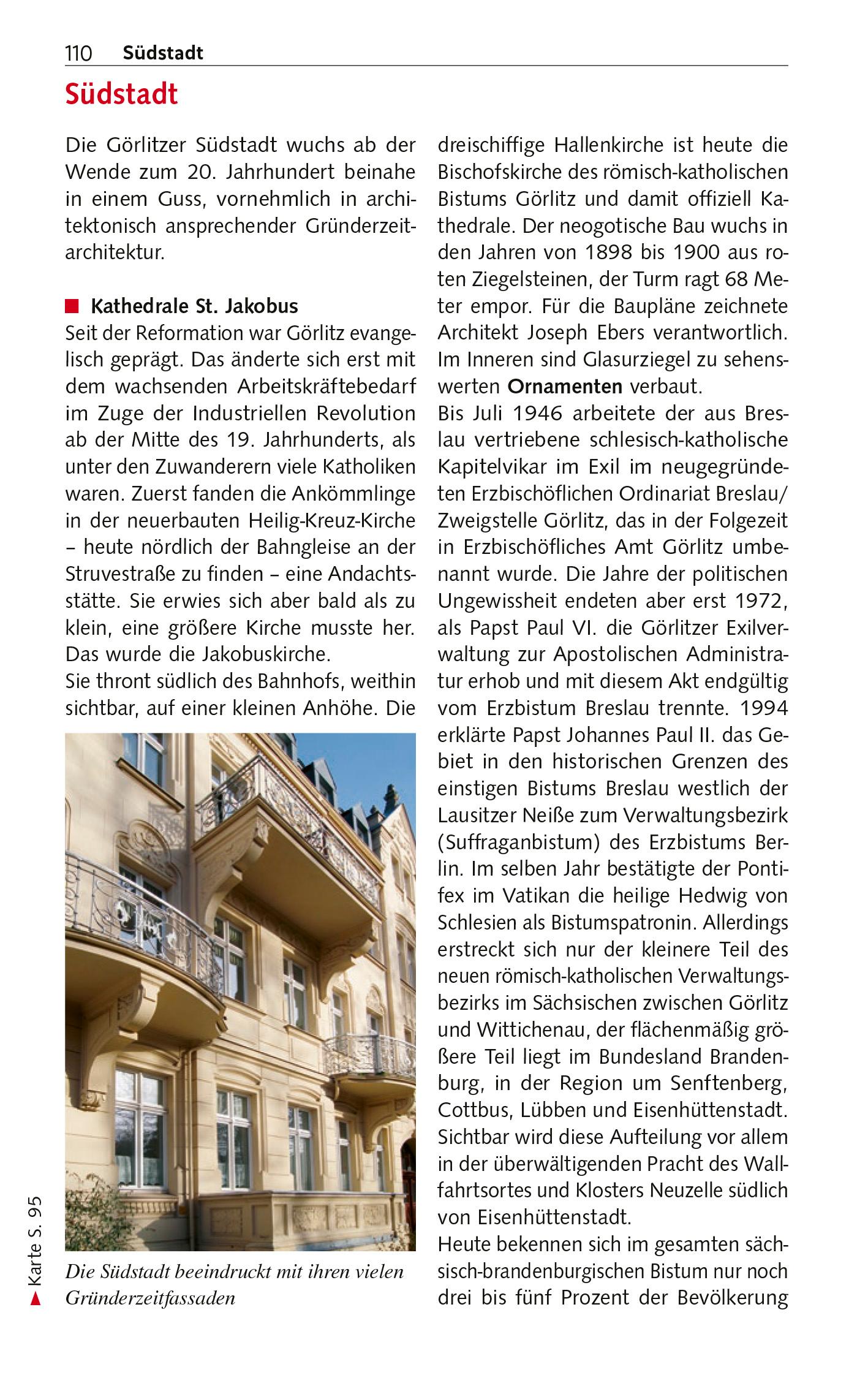Beispielinhalt (Bild) TRESCHER Reiseführer Görlitz