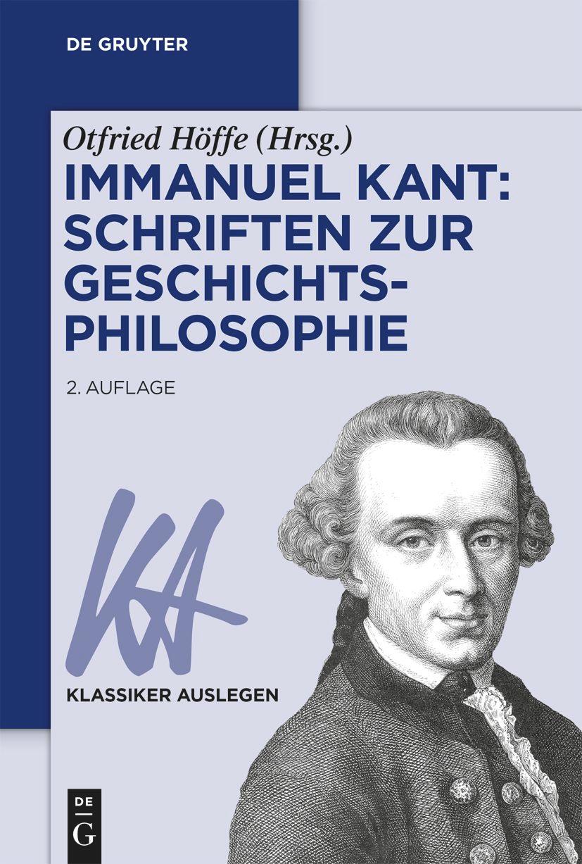 Vorderes Coverbild Immanuel Kant: Schriften zur Geschichtsphilosophie