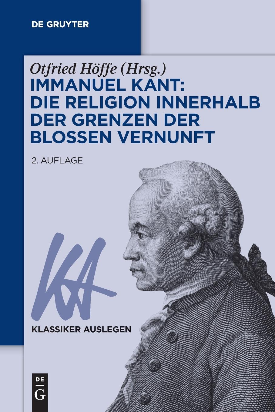 Vorderes Coverbild Immanuel Kant: Die Religion innerhalb der Grenzen der bloßen Vernunft