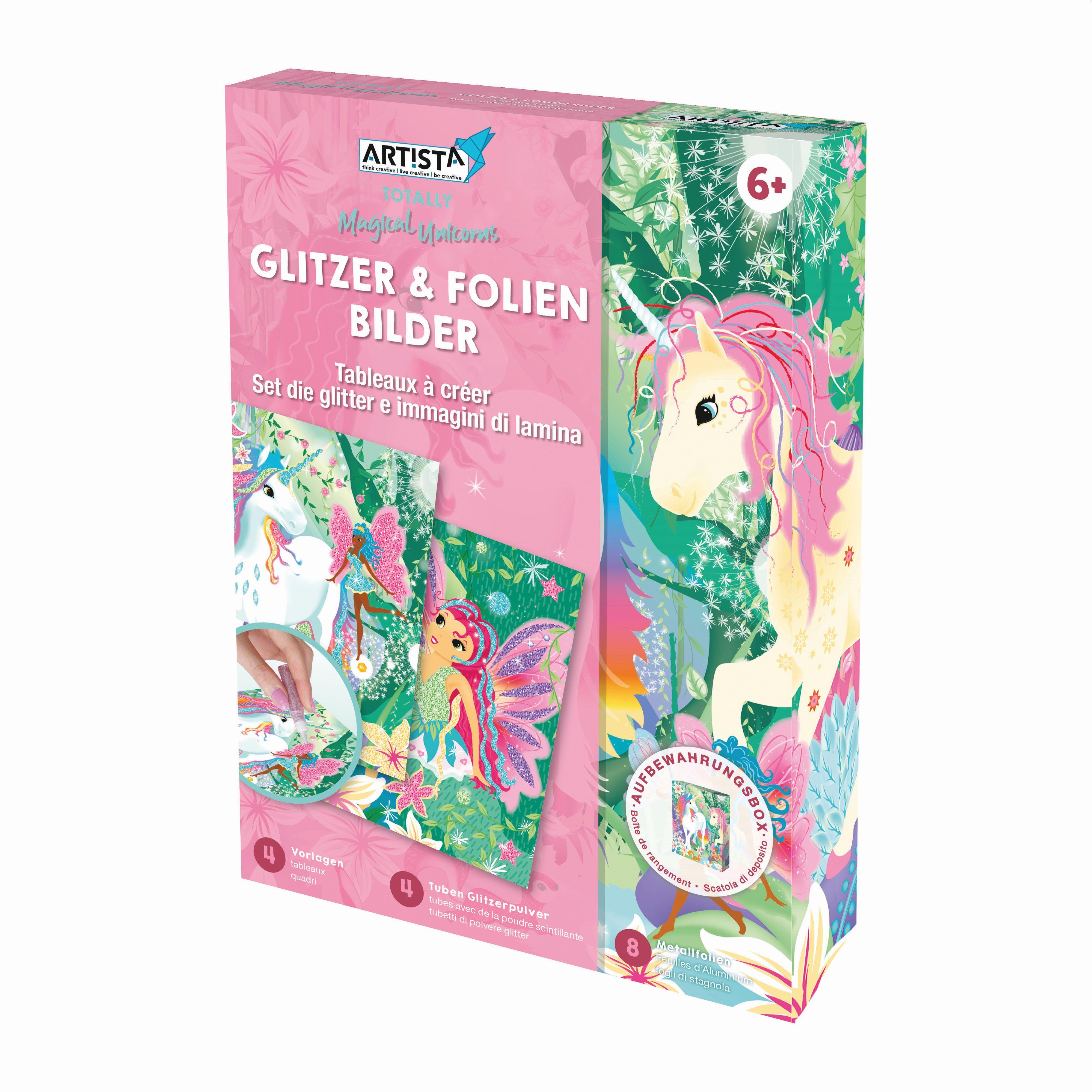 Vorderes Coverbild Artista - Glitzer & Folien Bilder Einhorn