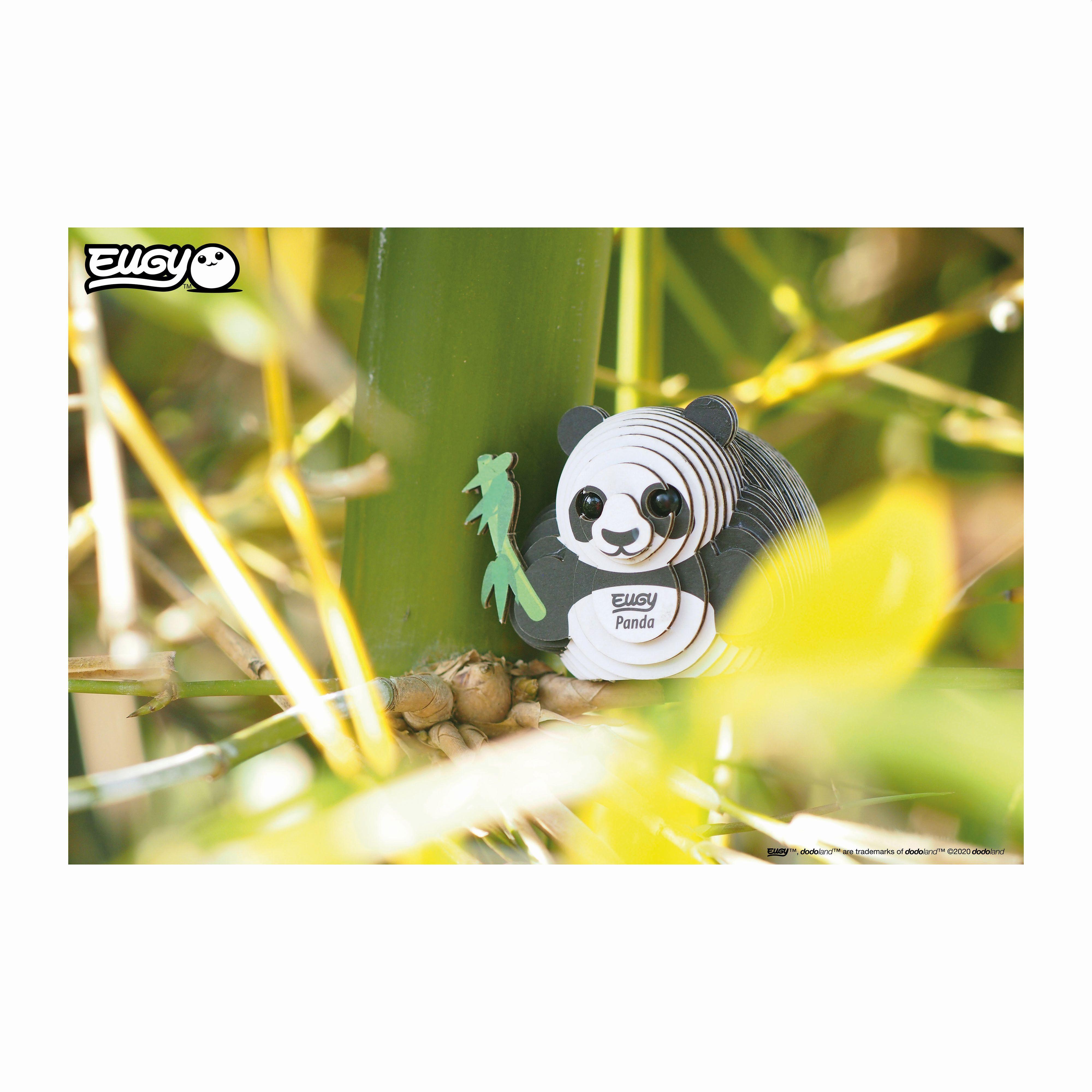 Beispielinhalt (Bild) EUGY - 3D Bastelset Panda