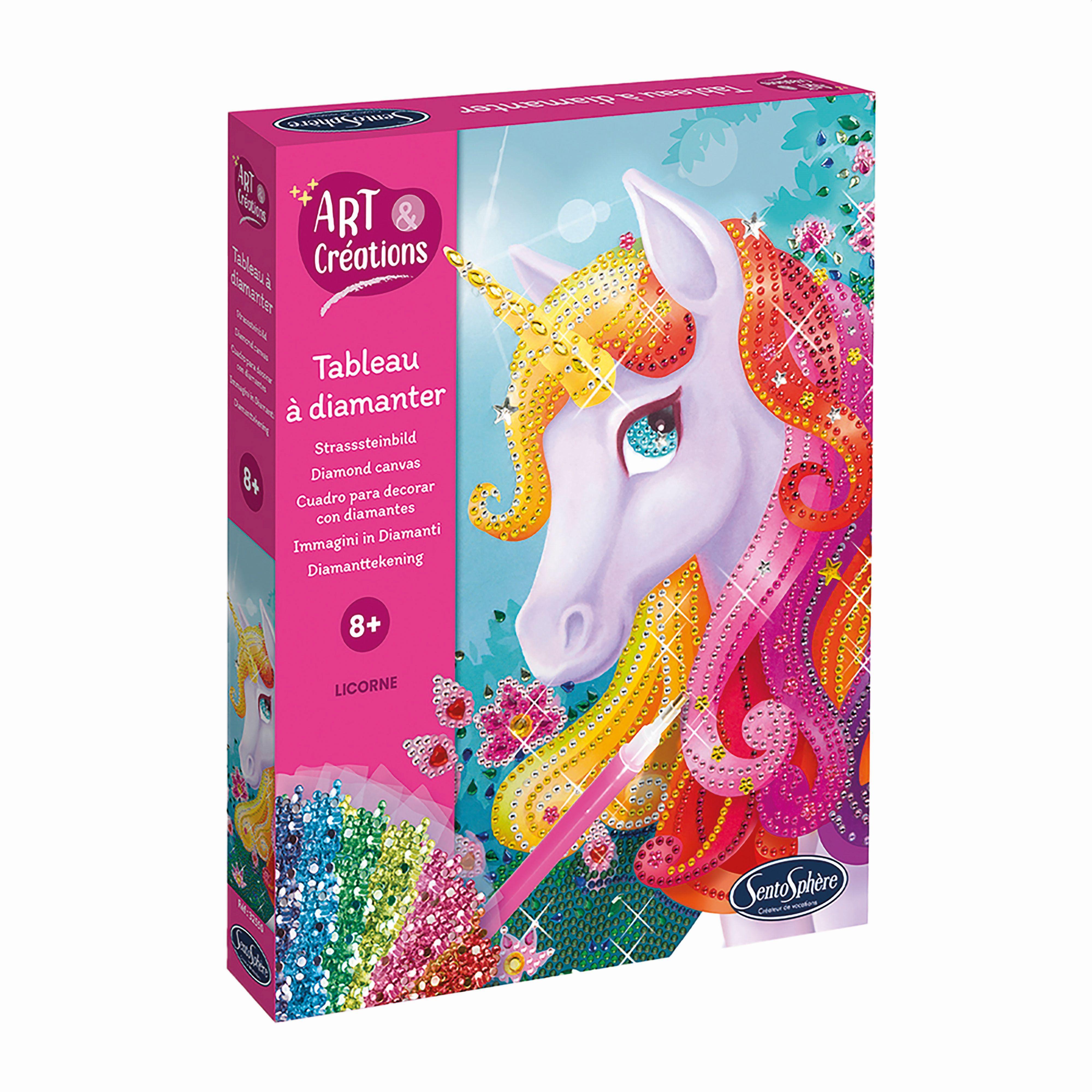 Vorderes Coverbild Sentosphere - Strasssteinbild Einhorn