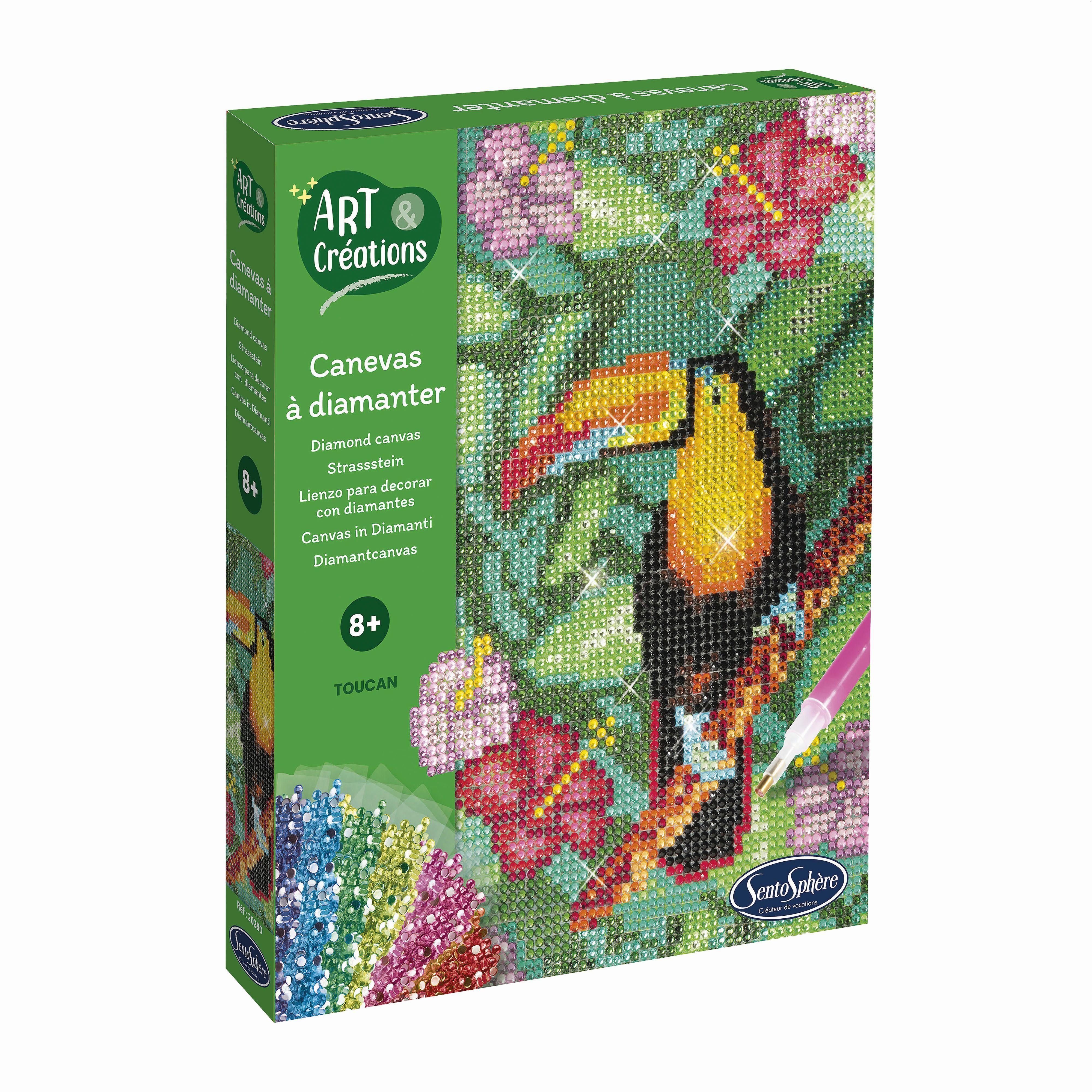 Vorderes Coverbild Sentosphere - Strasssteinbild Tukan