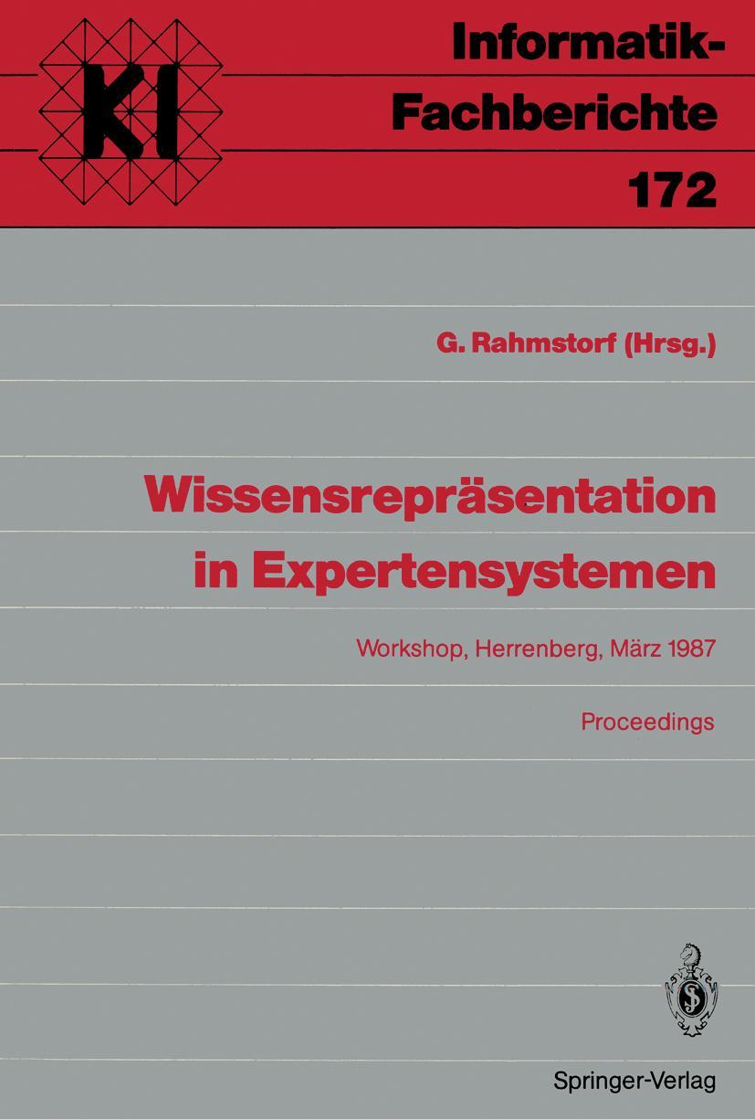 Vorderes Coverbild Wissensrepräsentation in Expertensystemen