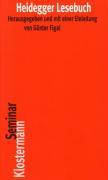 Vorderes Coverbild Heidegger Lesebuch