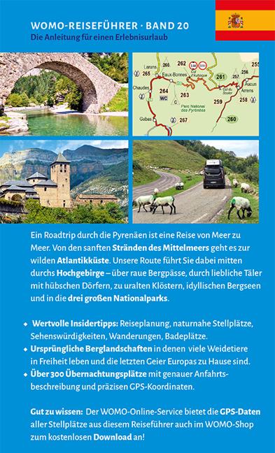 Rückseitencover Entdeckertouren mit dem Wohnmobil Pyrenäen