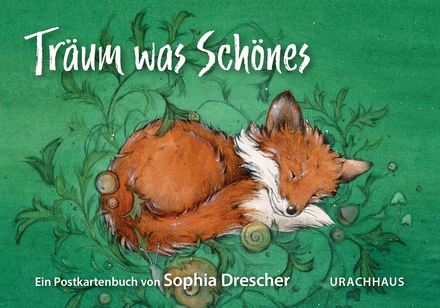 Vorderes Coverbild Postkartenbuch 'Träum was Schönes'