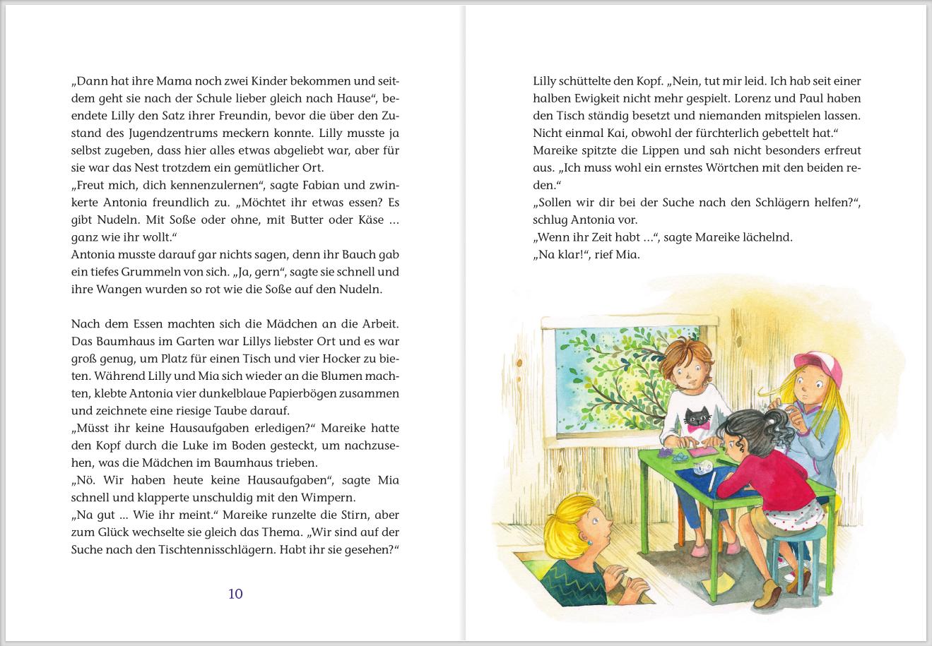 Beispielinhalt (Bild) Die Erstkommunion-Girls und der geheimnisvolle Einbruch