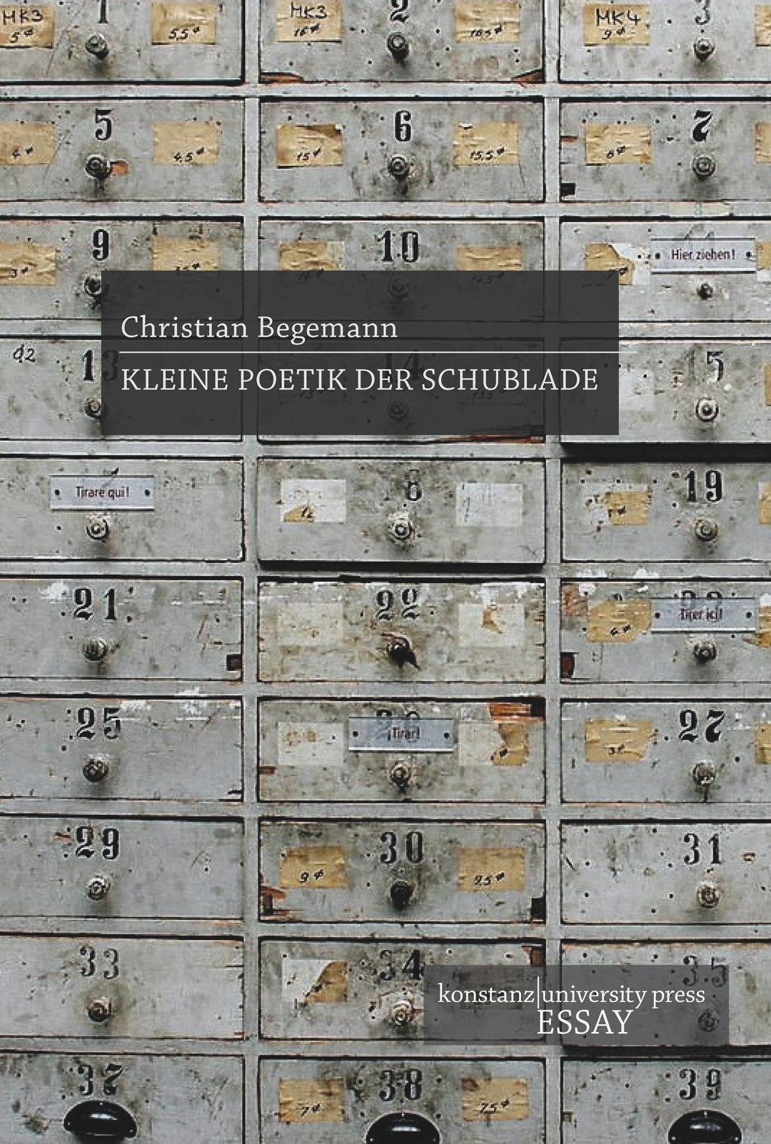 Vorderes Coverbild Kleine Poetik der Schublade