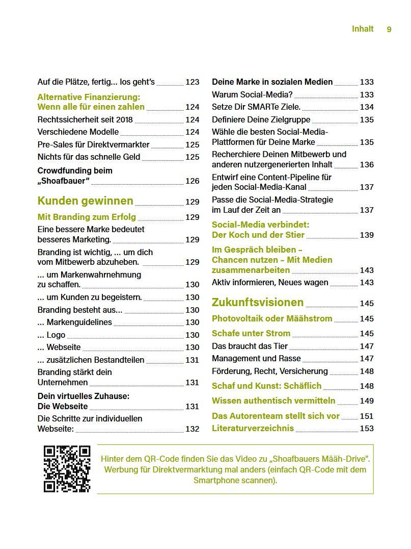 Beispielinhalt (Bild) Alles vom Schaf!