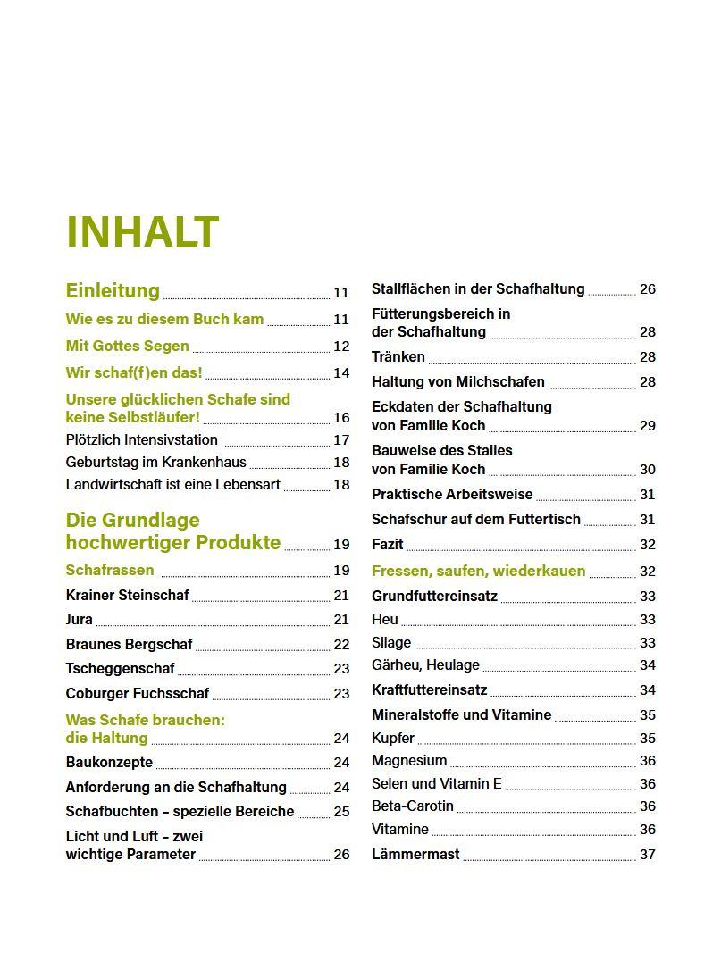 Beispielinhalt (Bild) Alles vom Schaf!