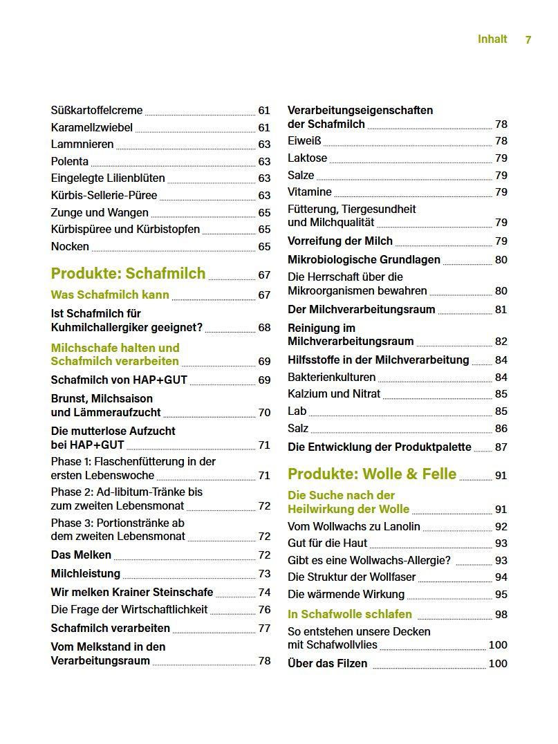 Beispielinhalt (Bild) Alles vom Schaf!