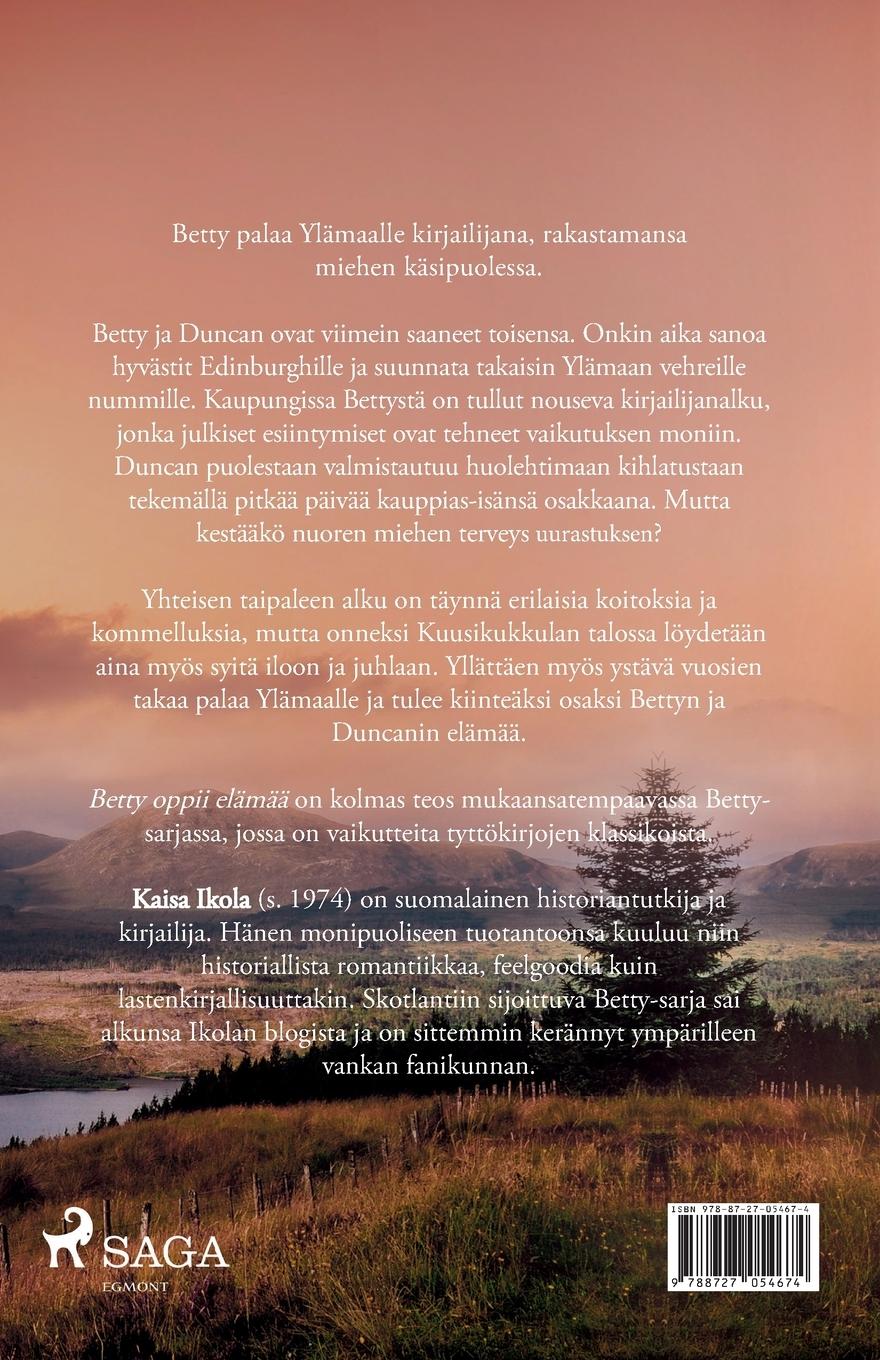 Rückseitencover Betty oppii elämää