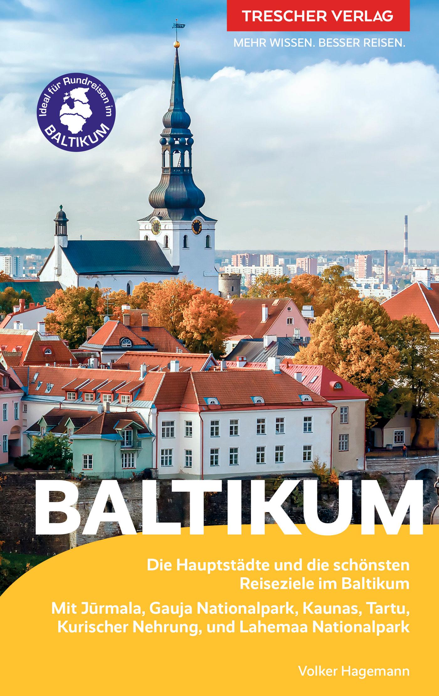 Vorderes Coverbild TRESCHER Reiseführer Baltikum