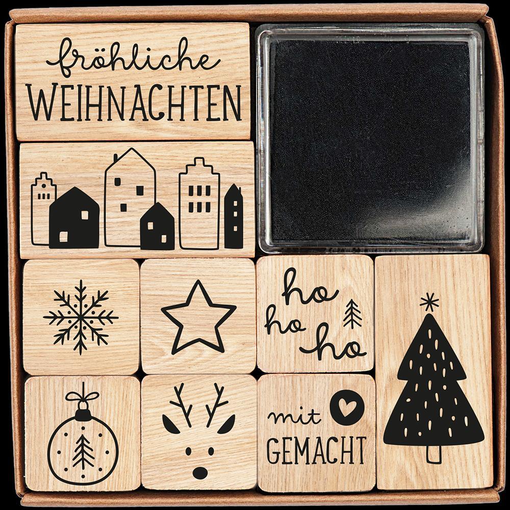 Vorderes Coverbild Stempel-Set Weihnachten