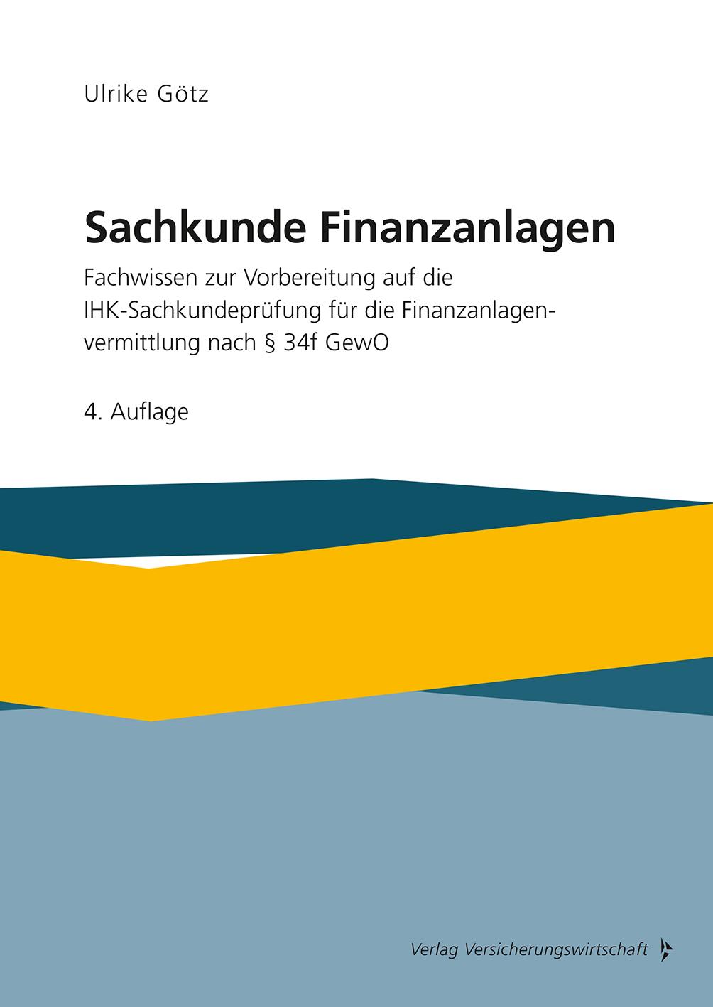 Vorderes Coverbild Sachkunde Finanzanlagen