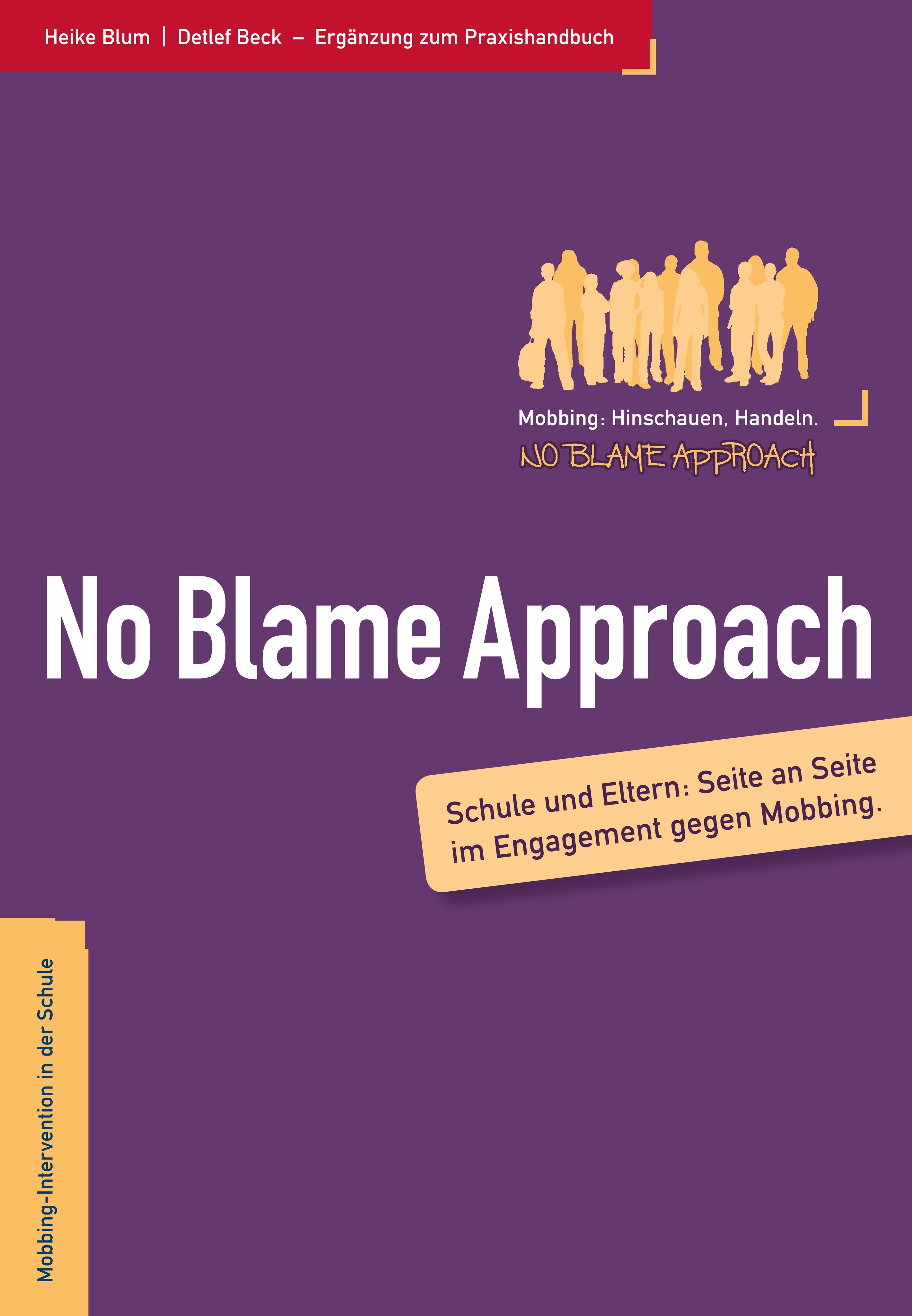 Vorderes Coverbild Eltern und der No Blame Approach