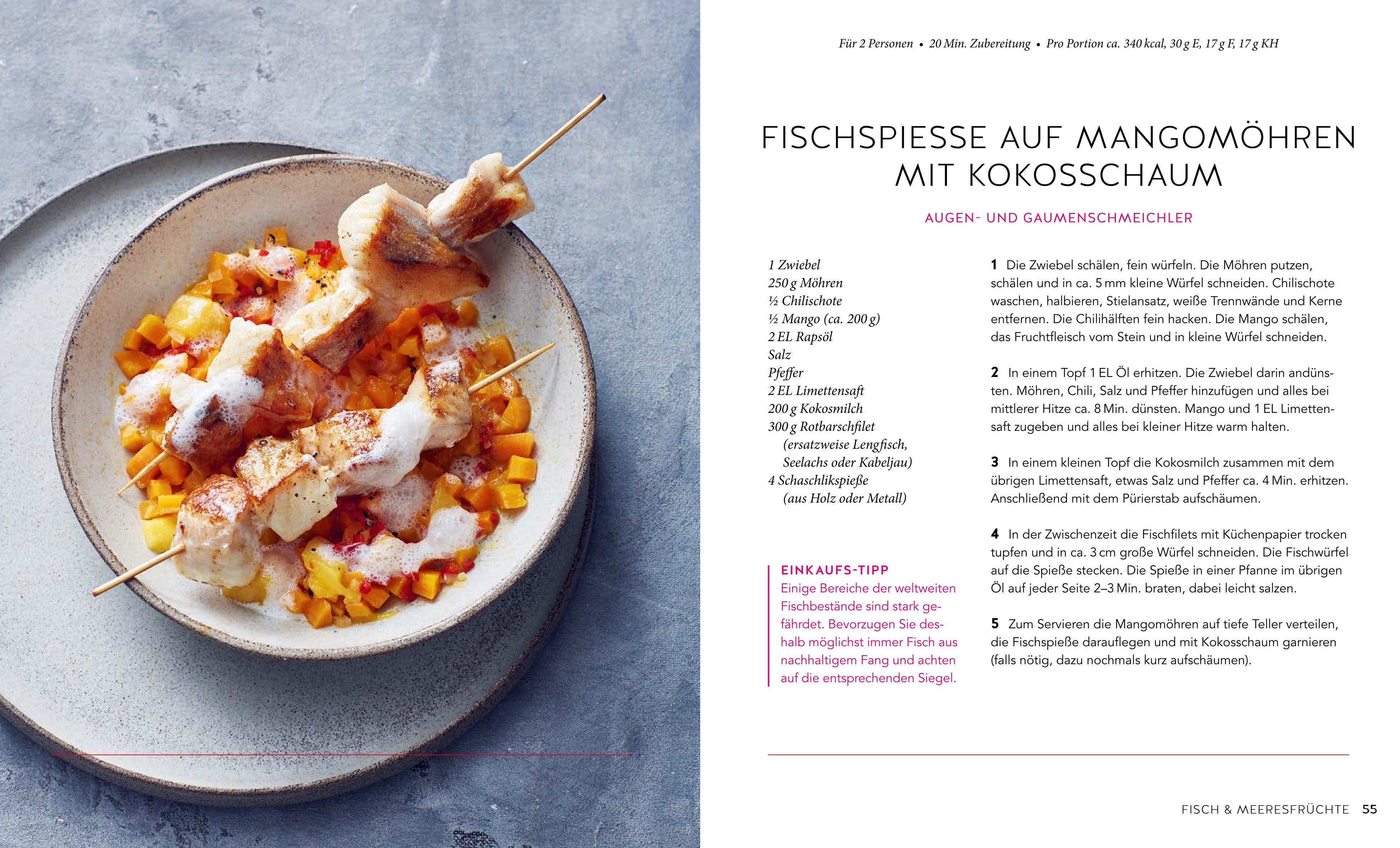 Beispielinhalt (Bild) Diabetes Express-Rezepte
