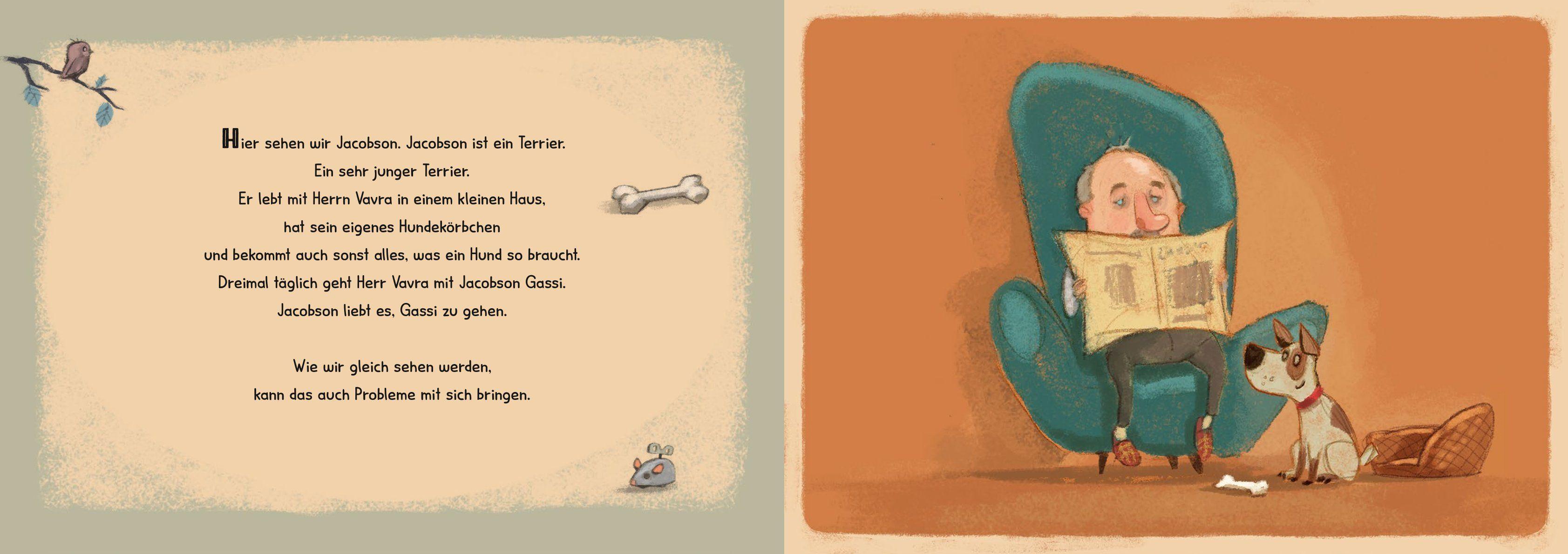 Beispielinhalt (Bild) Lulu im Schnee.