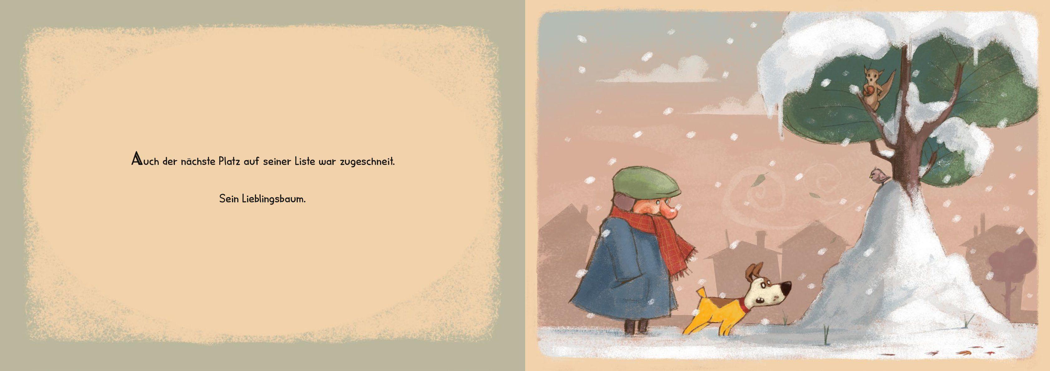 Beispielinhalt (Bild) Lulu im Schnee.