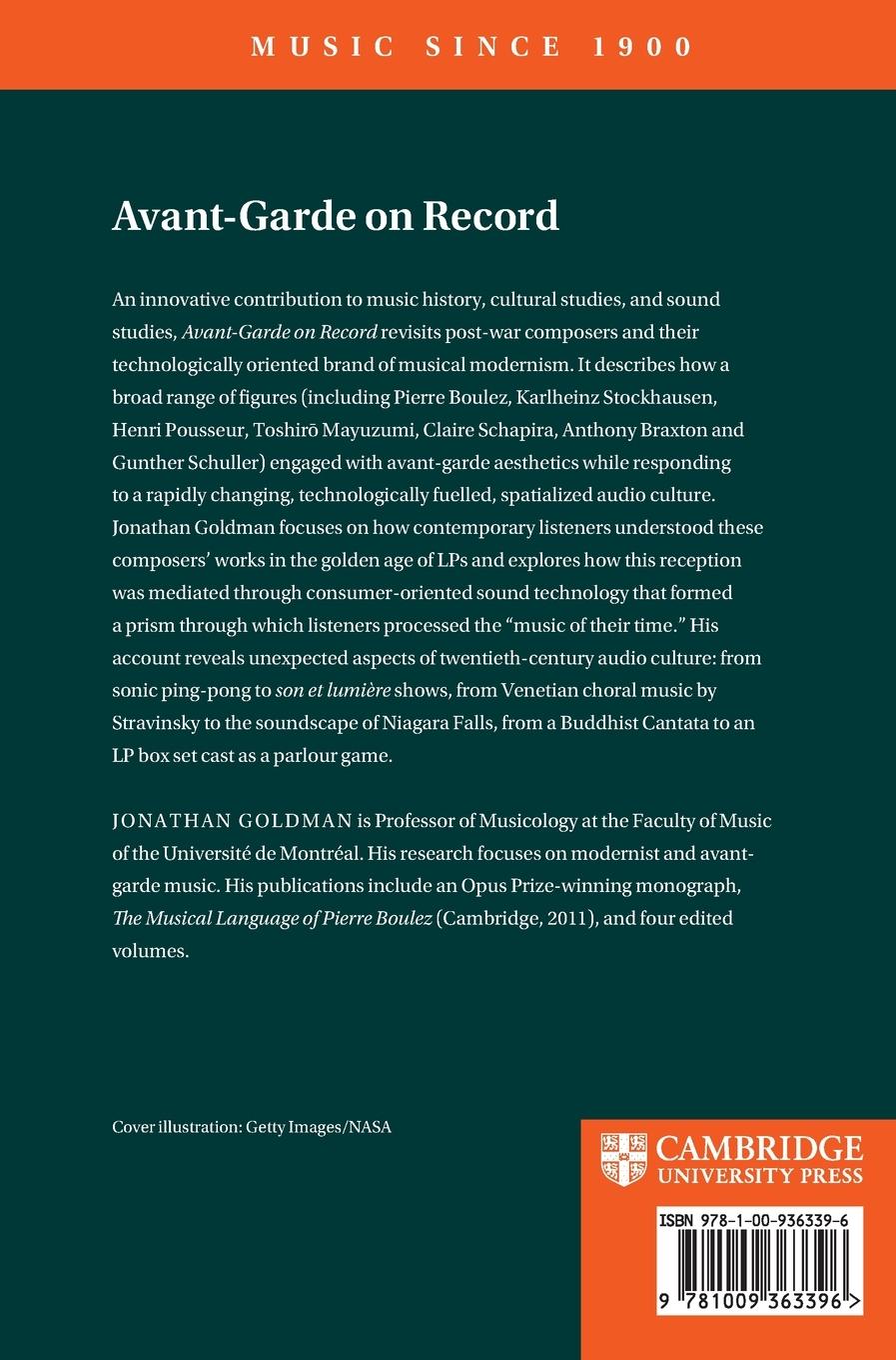 Rückseitencover Avant-Garde on Record