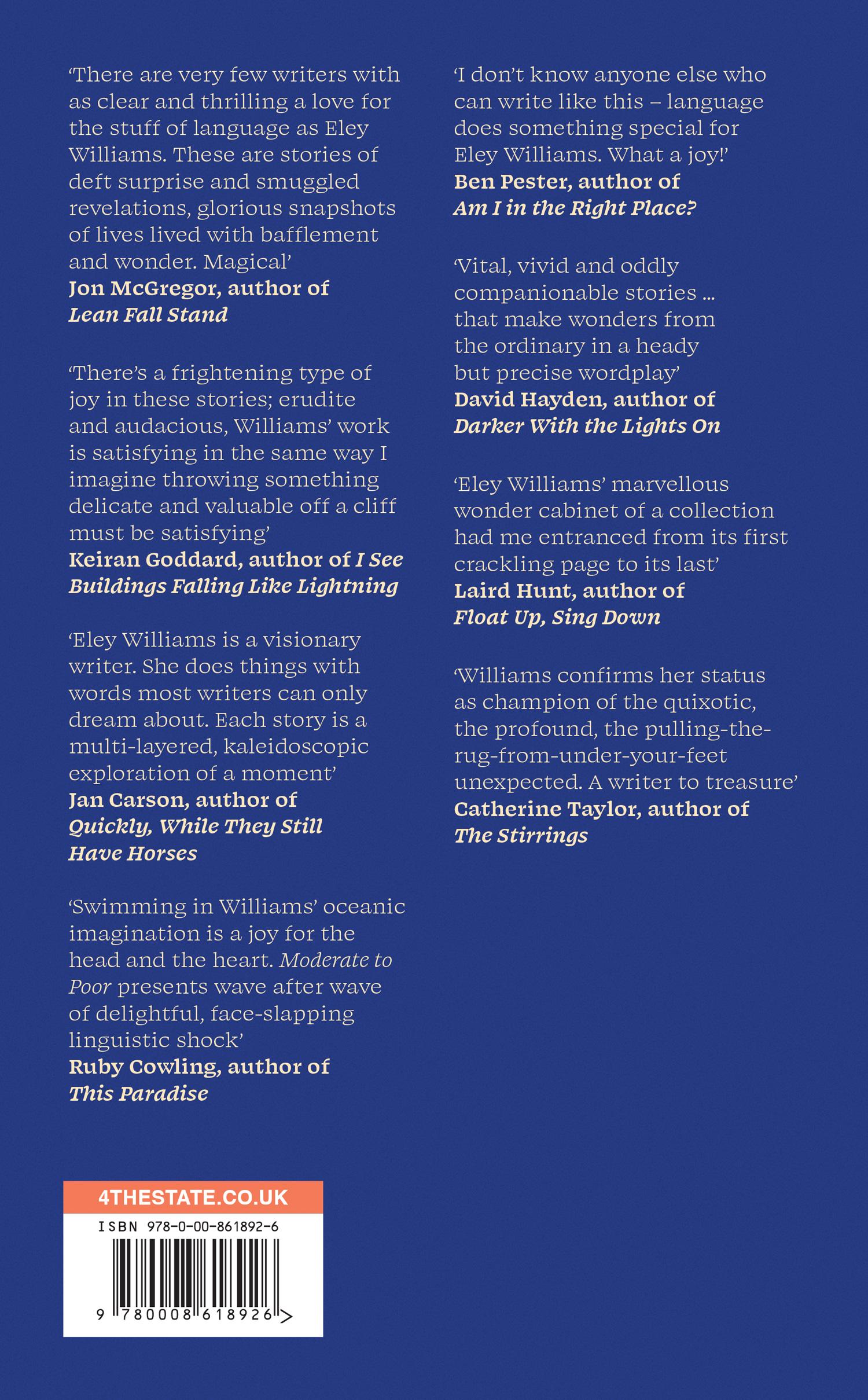 Rückseitencover Moderate to Poor, Occasionally Good