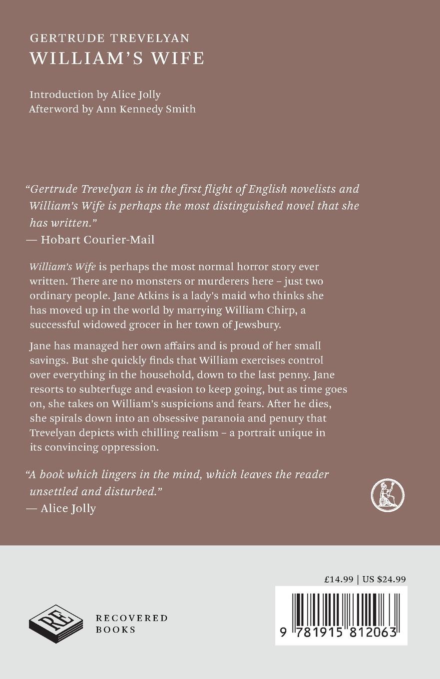 Rückseitencover William's Wife