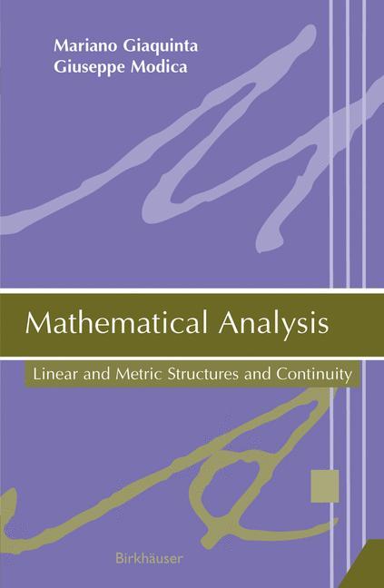 Vorderes Coverbild Mathematical Analysis