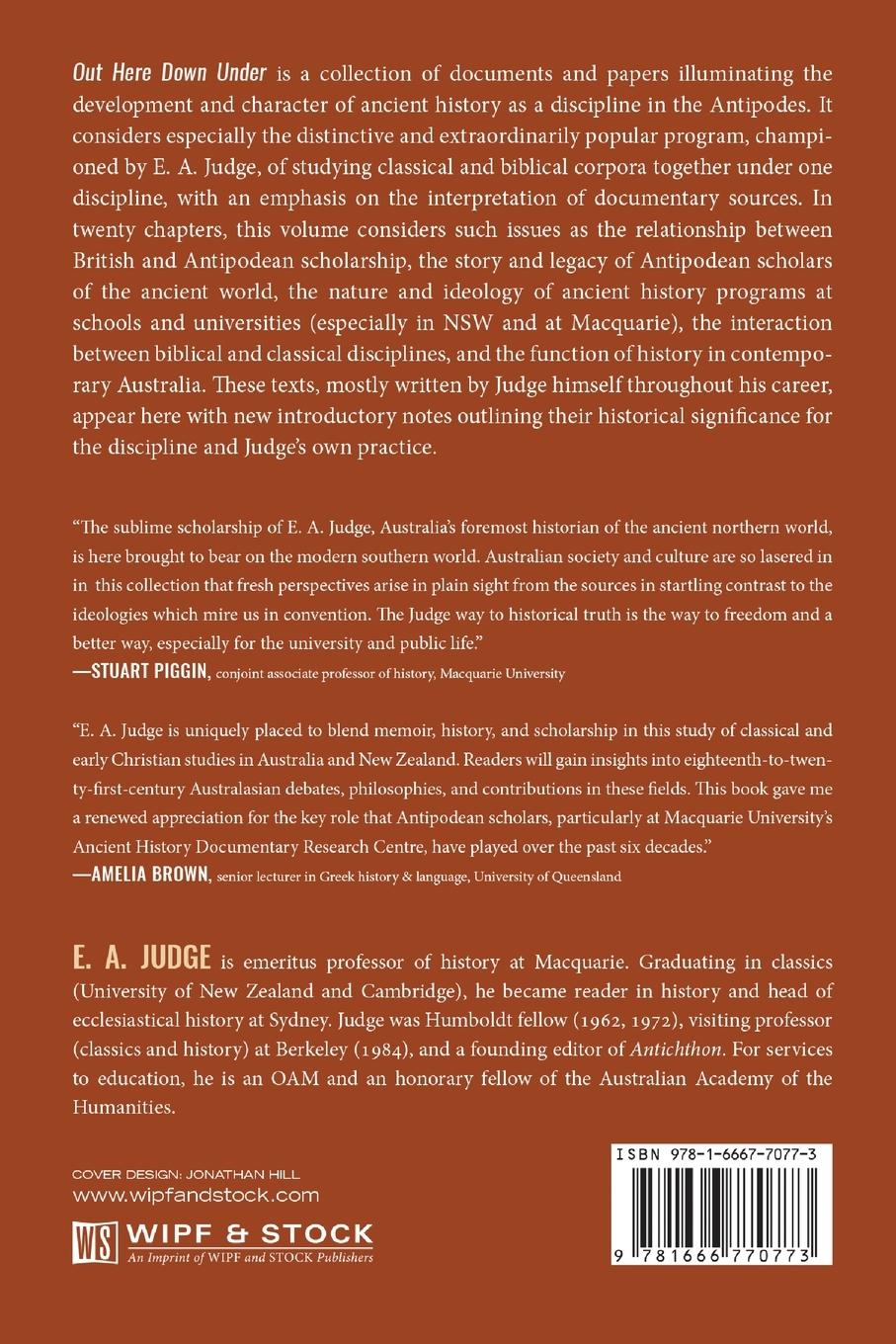 Rückseitencover Out Here Down Under