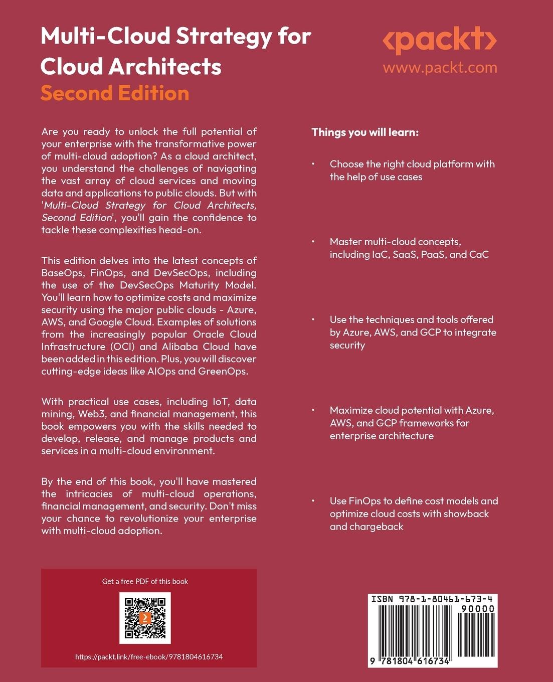 Rückseitencover Multi-Cloud Strategy for Cloud Architects - Second Edition