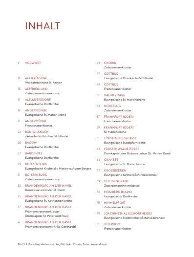 Beispielinhalt (Bild) Die schönsten Kirchen und Klöster in Brandenburg