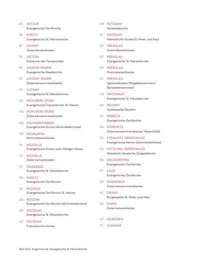 Beispielinhalt (Bild) Die schönsten Kirchen und Klöster in Brandenburg