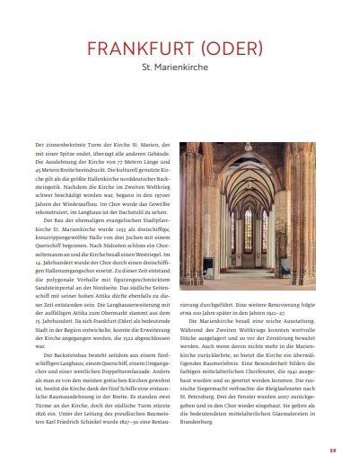 Beispielinhalt (Bild) Die schönsten Kirchen und Klöster in Brandenburg