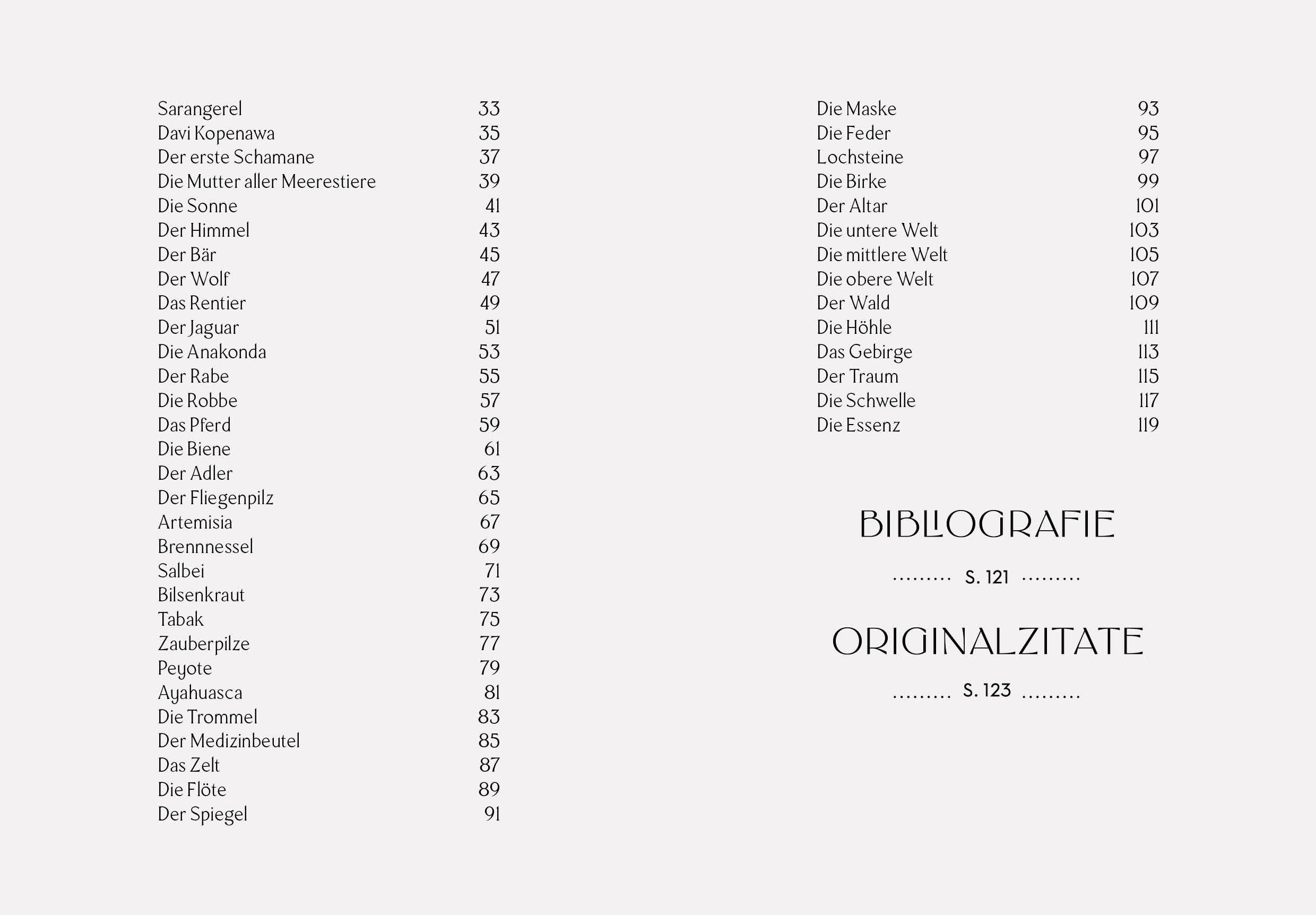 Beispielinhalt (Bild) Das Orakel der Schamanen