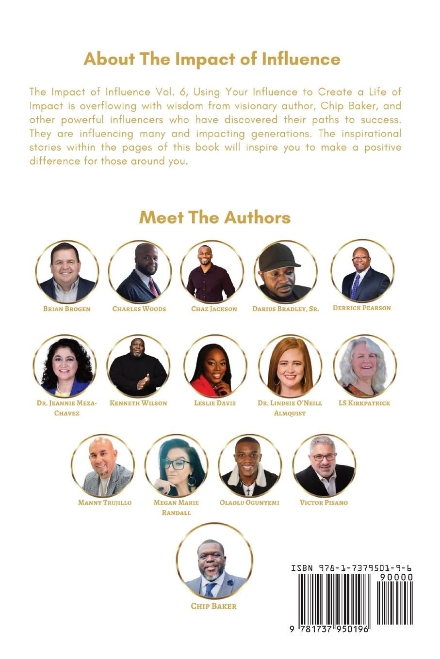 Rückseitencover The Impact Of Influence Volume 6