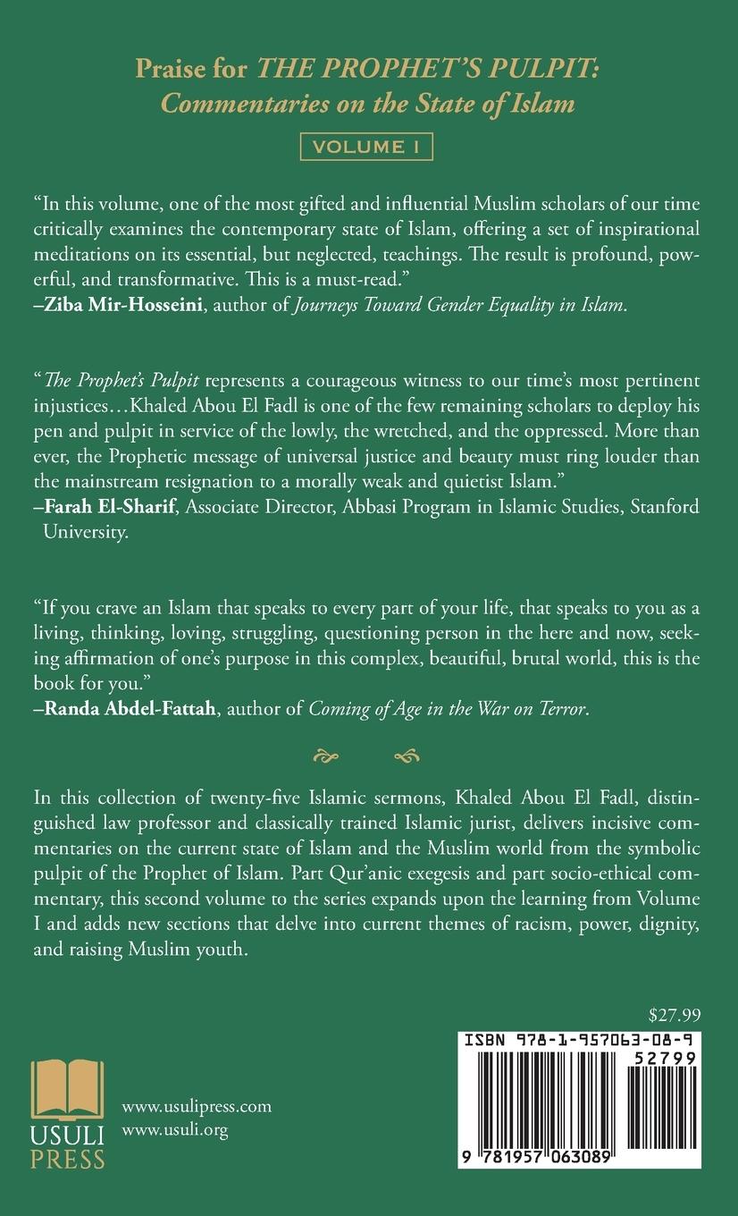 Rückseitencover The Prophet's Pulpit