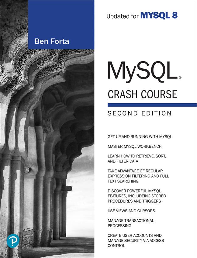 Vorderes Coverbild MySQL Crash Course